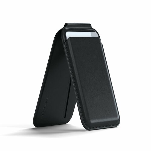 Подставка-картхолдер Satechi Magnetic Wallet Stand магнитная. Цвет: черный