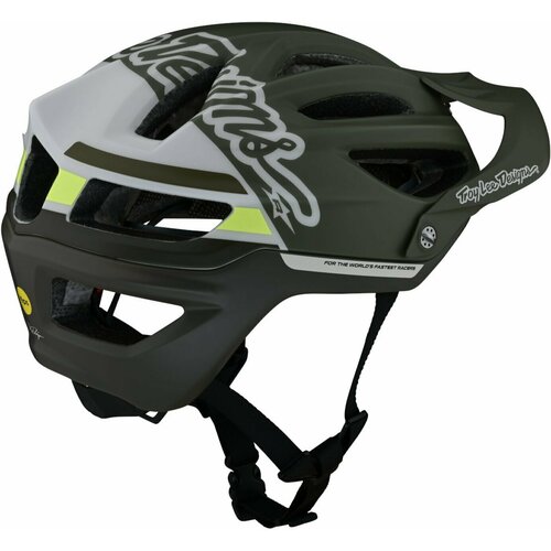 Велошлем Troy Lee Designs A2 Helmet W/MIPS Silhouette (Green, XL/XXL, 2023 (191757015))