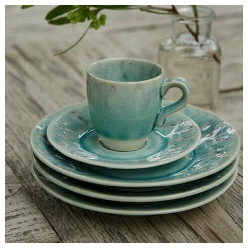 Кофейная пара Costa Nova Madeira Blue 90 мл Ударопрочная керамика Португалия 2980₽