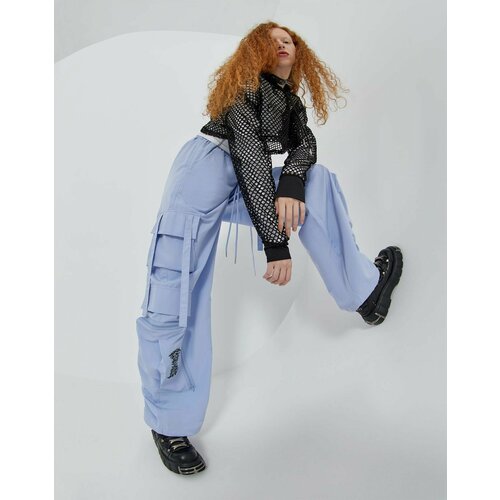 Брюки Gloria Jeans, размер 18+/170, голубой брюки gloria jeans размер 18 170 зеленый