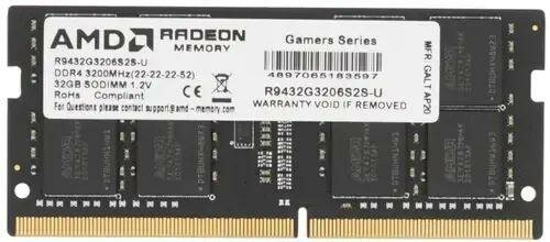 Оперативная память AMD R9 DDR4 - 32Gb, 3200 МГц, DIMM, CL16 (r9432g3206u2s-u) - фото №17