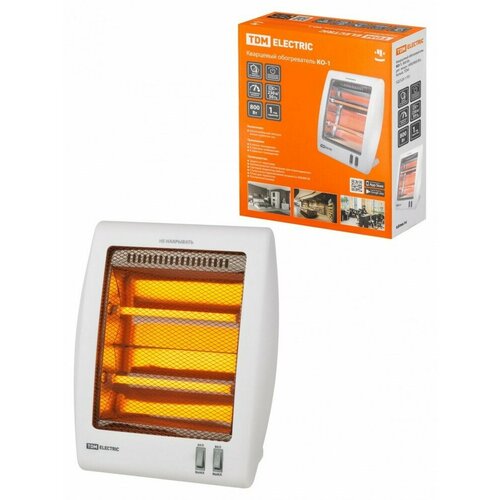TDM Кварцевый обогреватель КО-1 800 Вт рег мощн 400800 Вт белый SQ2520-1701 7 шт 1936000₽