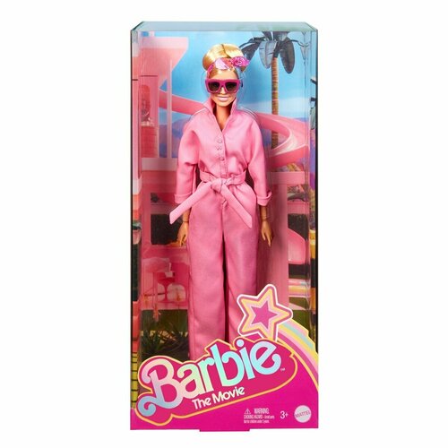 Кукла Barbie Movie Pink Overall, HRF29 розовый