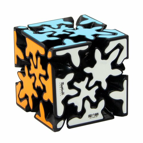 Кубик Рубика с шестеренками QiYi Crazy Gear Cube 2022 qiyi super ivy speed cube mofangge corner mastermorphix cube triangle pyramid magic cube gear shape educational toys puzzle