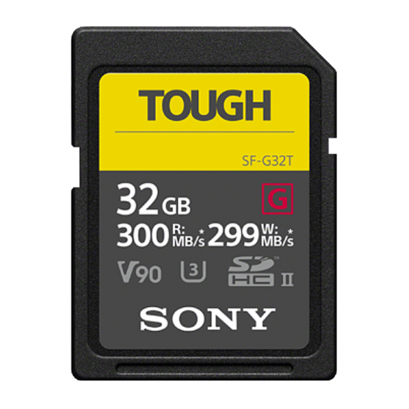 Карта памяти SDHC 32GB Sony SF-G TOUGH UHS-II U3 V90 299/300 MB/s (SF-G32)