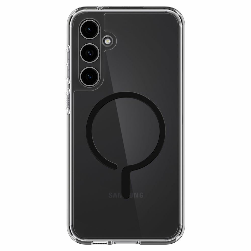 Чехол Spigen на Samsung Galaxy S23 FE (ACS06374) Ultra Hybrid Metal Ring MagFit / Спиген чехол для Галакси С23 ФЕ MagSafe, противоударный, с защитой камеры, черный