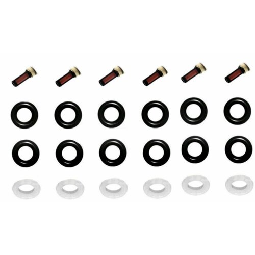 Комплект колечек топливной форсунки на 6 штук для Mercedes-BENZ M112E28 A1120780049 280155742 0280155742
