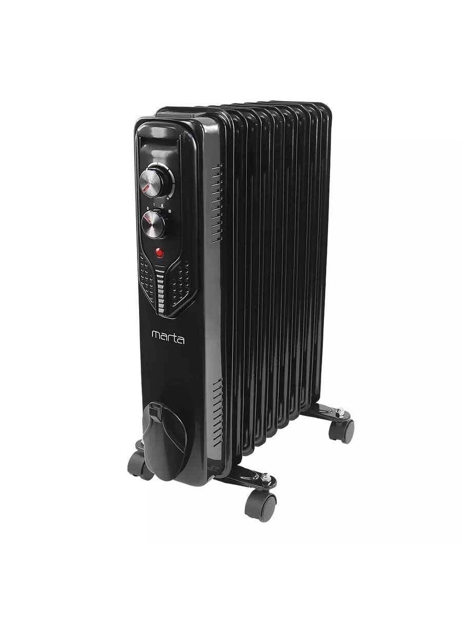 фото MARTA MT-IH2585A черный инфракрасный обогреватель