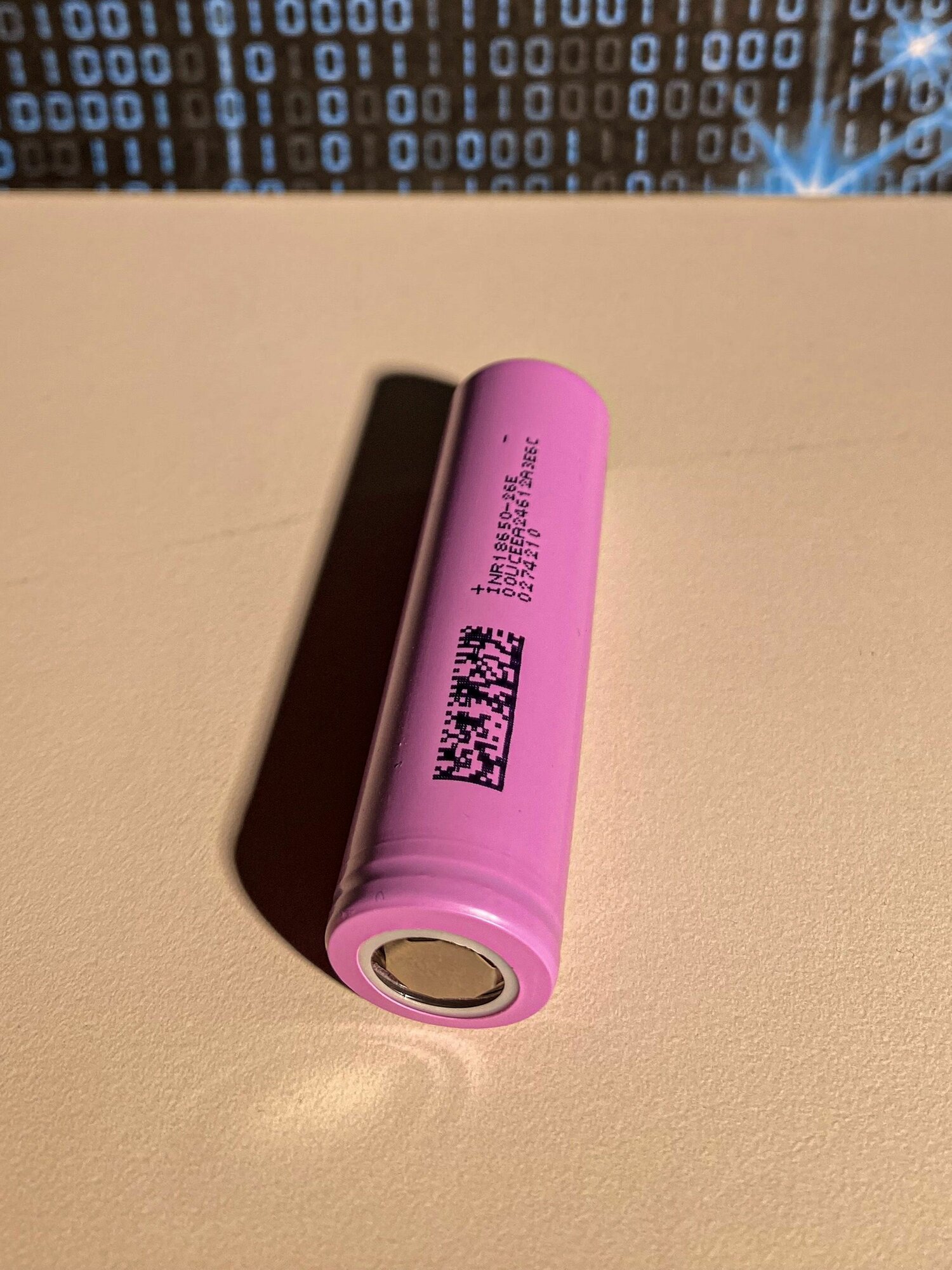 Аккумулятор 18650 DMECG INR18650-26E 2600mAh 5C(13A) 3.6-4.2V сопротивление 17-18mOm продукт категории А 10шт — фото 1