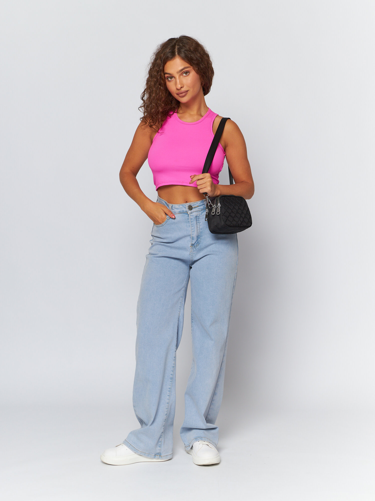 Сумка кросс-боди Lara, фактура гладкая, красный — фото 1