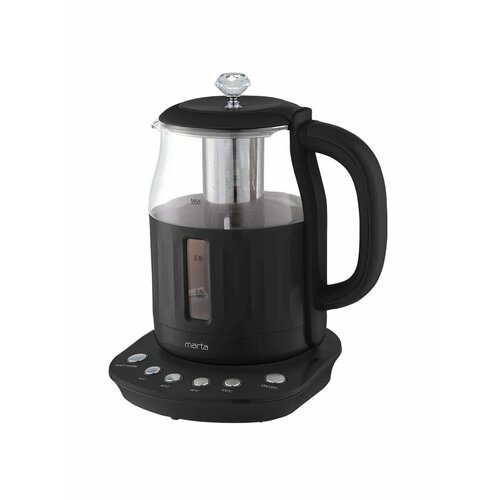 Электрический чайник MARTA MT-4623 стеклянный 17 литра цвет черный 3110₽