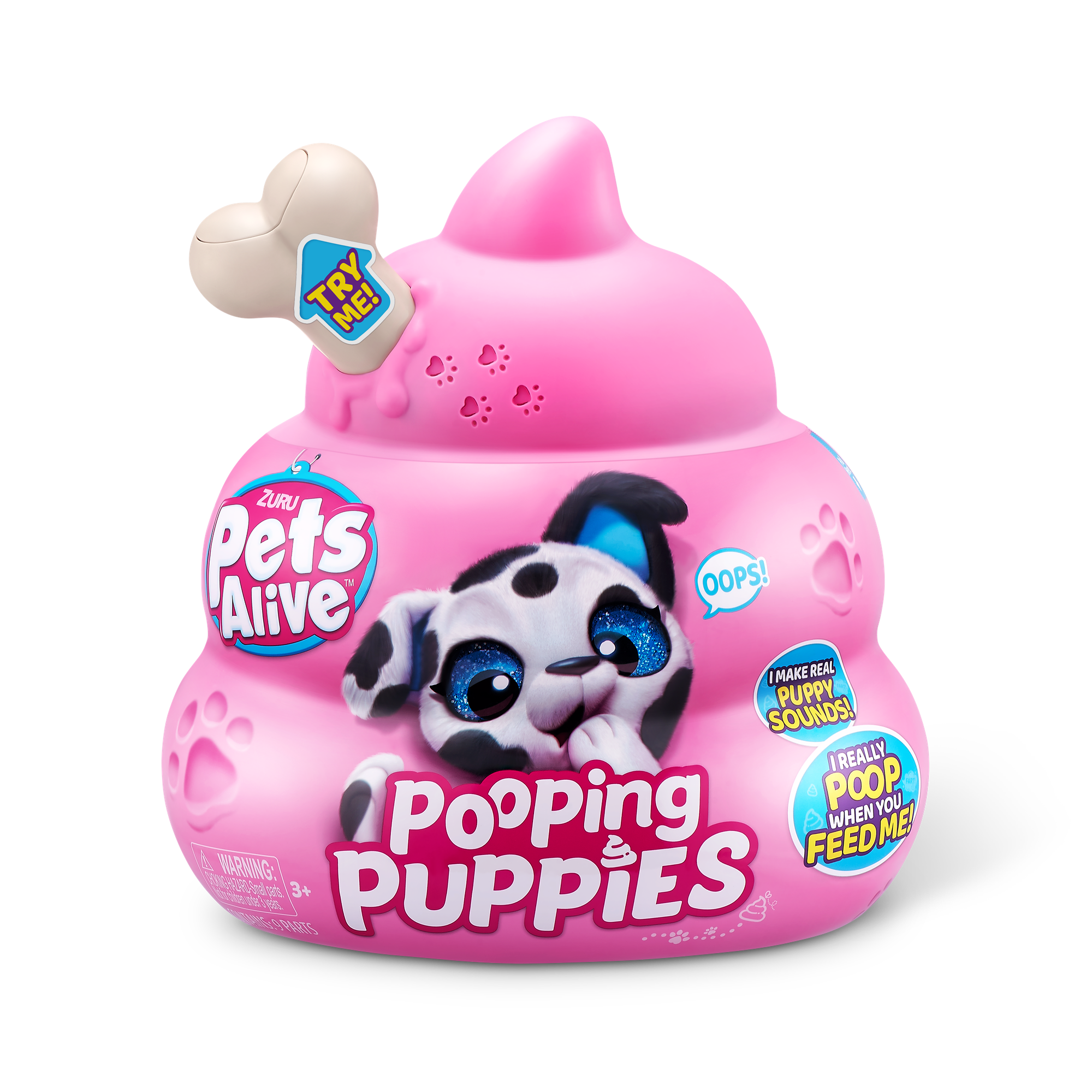 Игровой набор ZURU PETS ALIVE POOPING PUPPIES щенок с акс звук. эффекты ассортименте