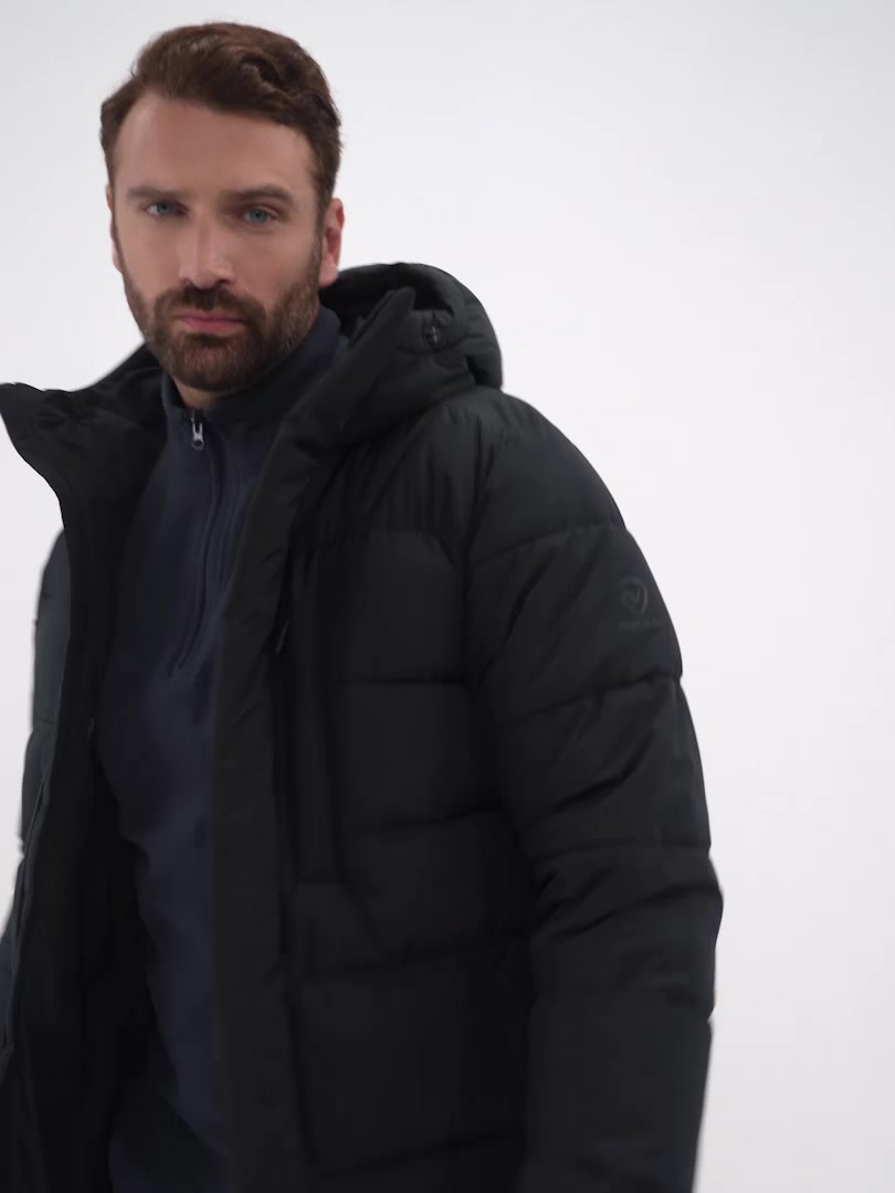Куртка Northland Men's Travel Fake Down Jacket, размер 46, черный — фото 1