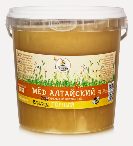 Изображение товара Алтайский мед Горный ПЭТ 1500гр.