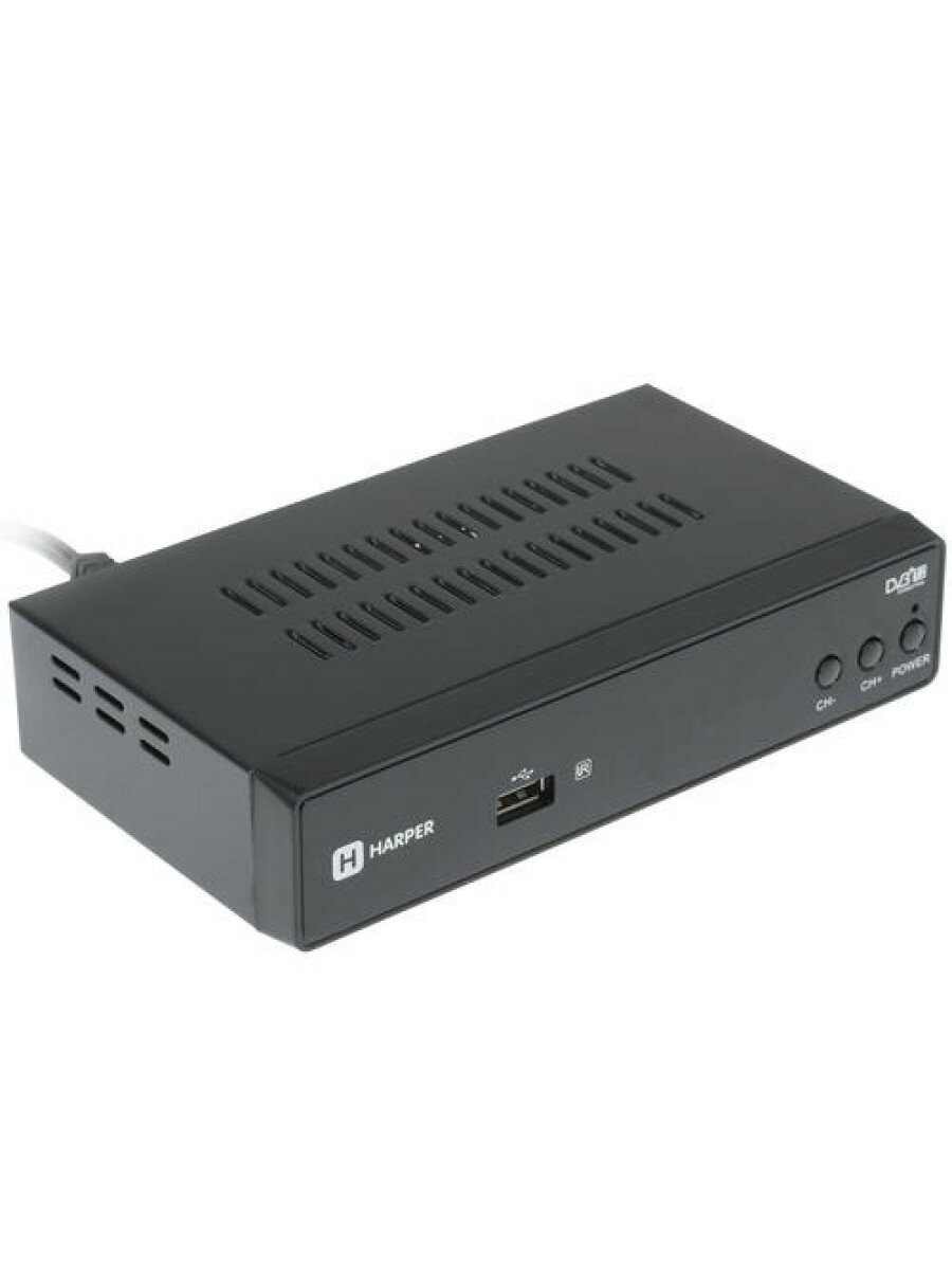 Приставка для цифрового ТВ Harper HDT2-5050 черный
