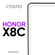 Защитное стекло на Honor x8c / Хонор х8с, Икс 8с закаленное с оле...