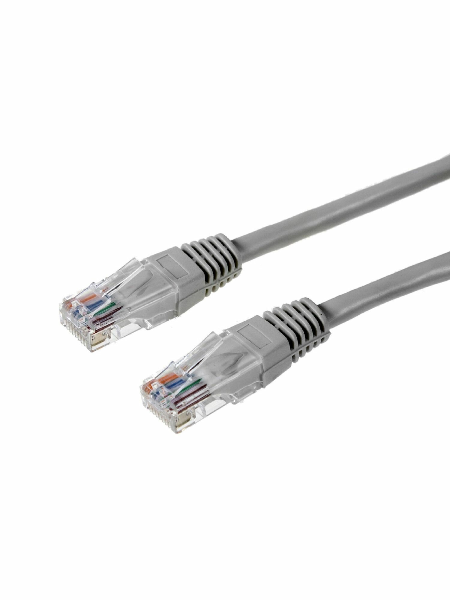 Удлинитель компьютерный UTP4 cat5e 1.5 м цвет серый