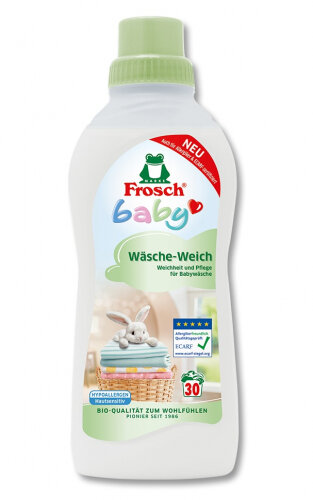 Кондиционер-ополаскиватель Frosch фрош BABY для детского белья, концентрированный, 750 мл