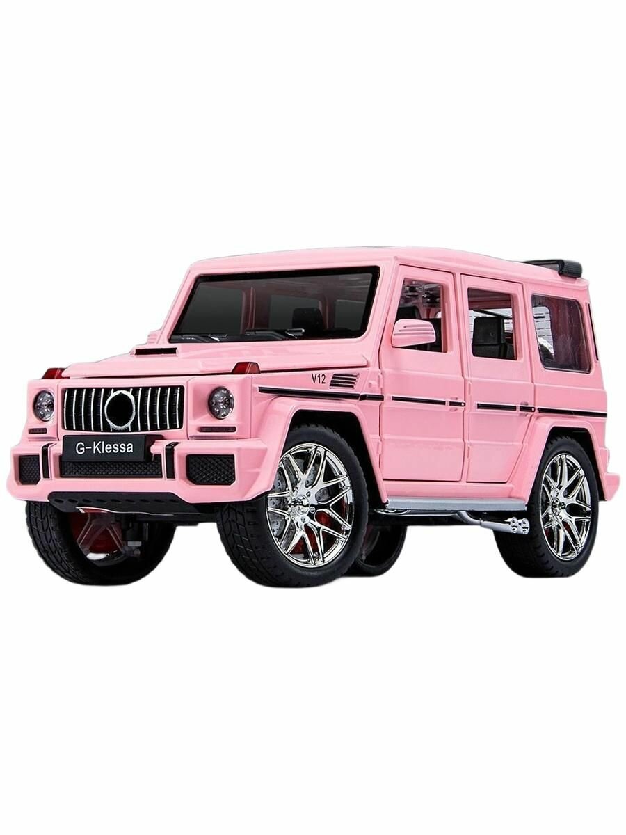 Музыкальная модель внедорожника G63 1:24 с открывающимися дверями