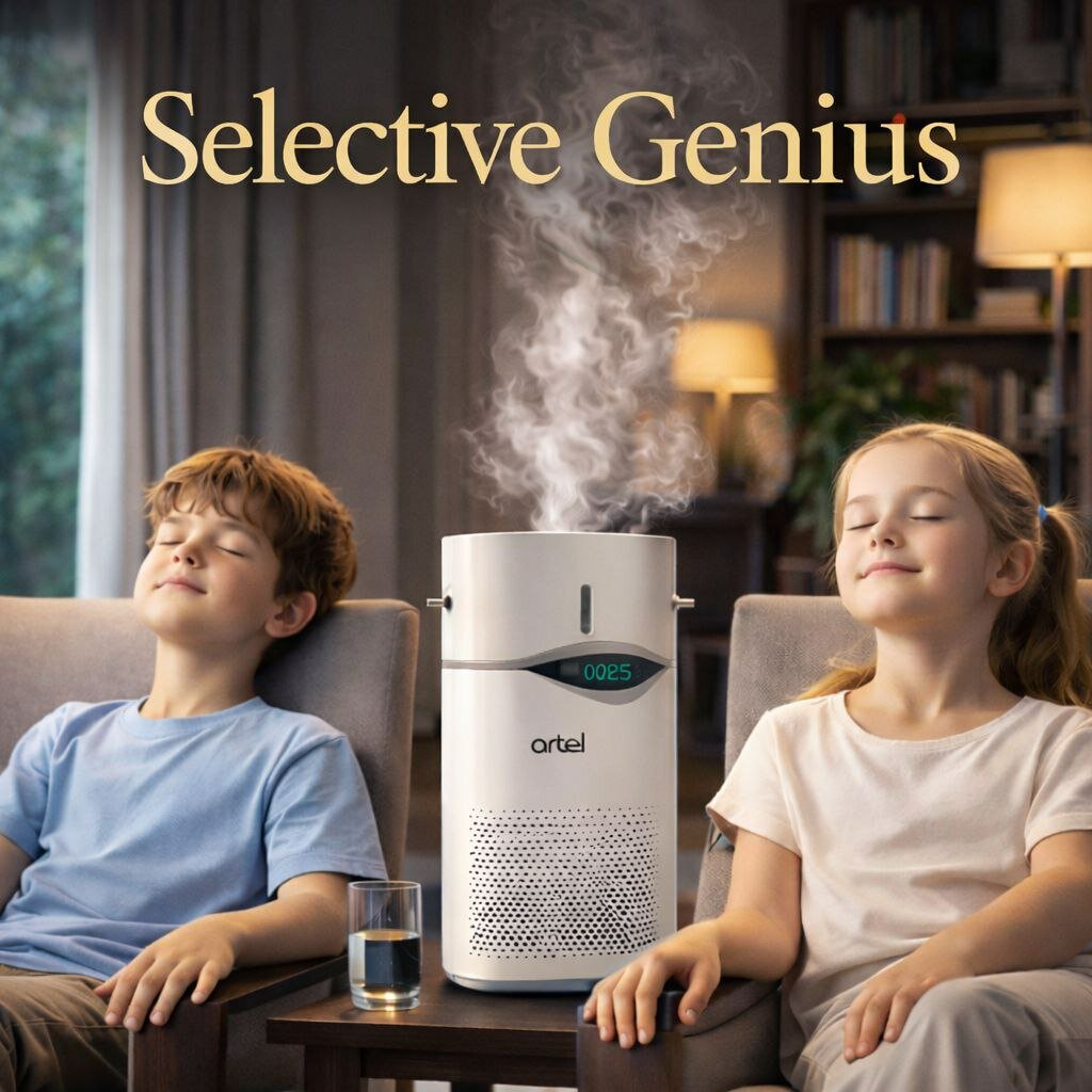 Очиститель-увлажнитель воздуха ARTEL AP-151, HEPA фильтр, паровой, управление, 3 скорости