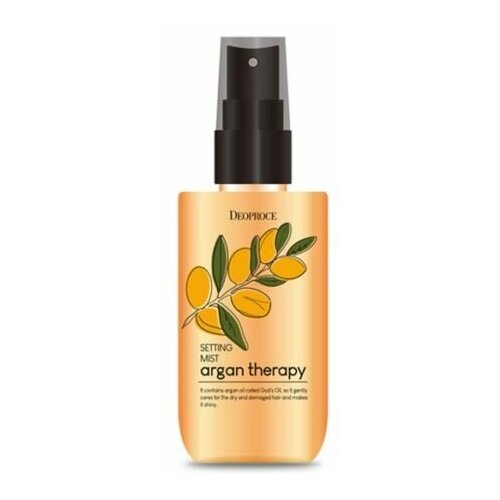 Мист для волос с аргановым маслом DEOPROCE ARGAN THERAPY SETTING MIST, 100МЛ.