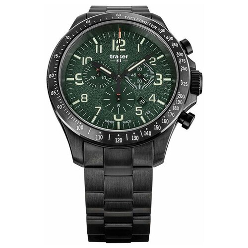 Часы наручные TRASER P67 OFFICER PRO CHRONO GREEN 109464