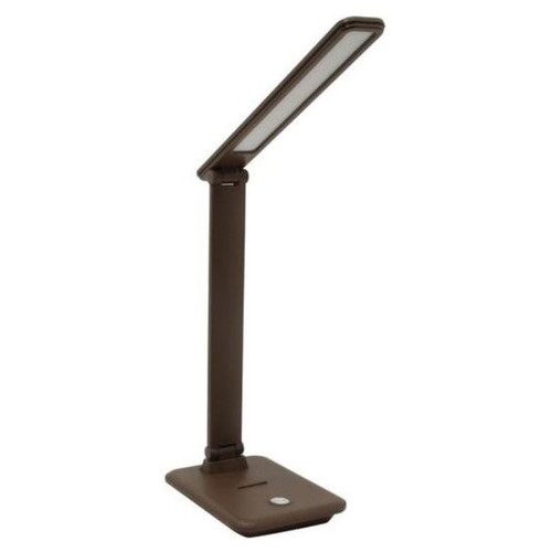 Настольный светильник светодиодный / настольная лампа с сенсорным управлением / настольная лампа школьника / светильник для работы / коричневый
