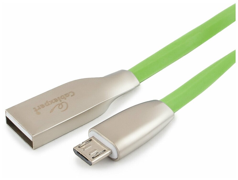 Micro USB кабель Cablexpert CC-G-mUSB01Gn-1M