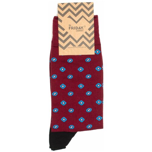 фото Носки с принтом st.friday socks - casual - paisley - red 38-41 st. friday