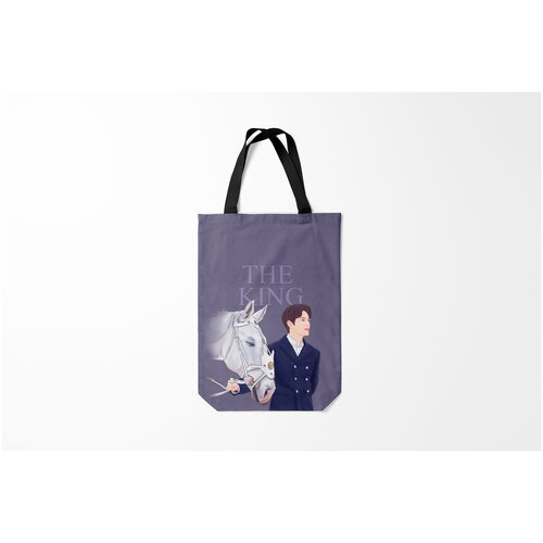 фото Сумка-шоппер / 31х42 см / дорамы / король вечный монарх the king burnettie