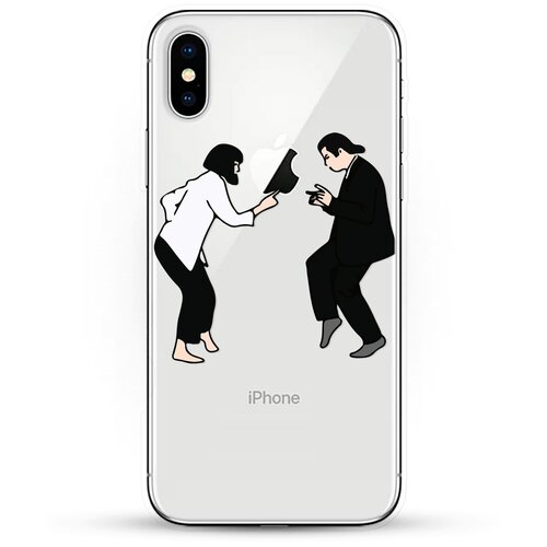 фото Силиконовый чехол винсент и миа на apple iphone xs andy & paul