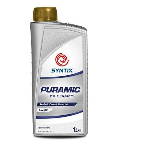 Синтетическое моторное масло с микрокерамикой и эстерами Syntix Puramic 5W-30 (1 л)