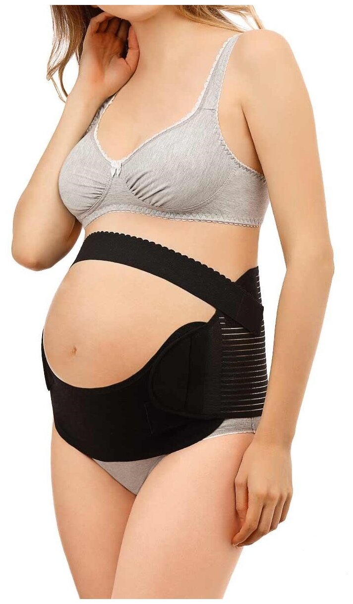 Пояс для беременных женщин "ФЭСТ" 116,120, черный