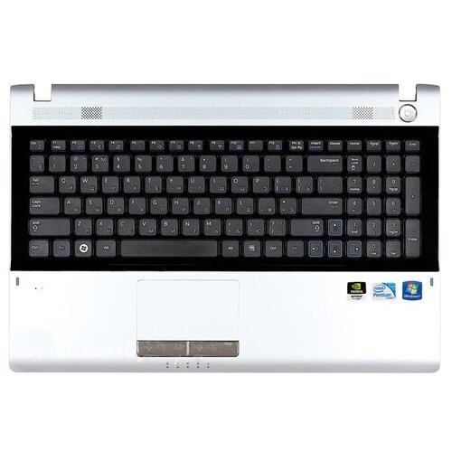 Клавиатура для ноутбука Samsumg CNBA7502862DBIH черная с серебристым топкейсом 426000₽