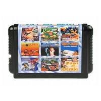 Картридж Sega Игровой сборник 9 игр для Сега с Earthworm Jim 2 9in1 MA907