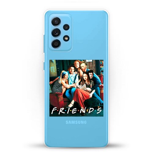 фото Силиконовый чехол друзья на samsung galaxy a52 andy & paul