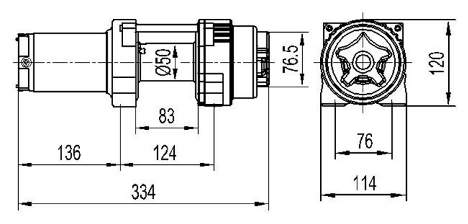 Лебедка Master Winch X 3000 S