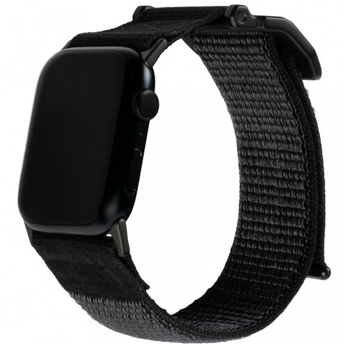 Ремешок Urban Armor Gear (UAG) Active Strap для Apple Watch 42/44/45/49 мм, цвет Черный (Graphite) (194004114032)