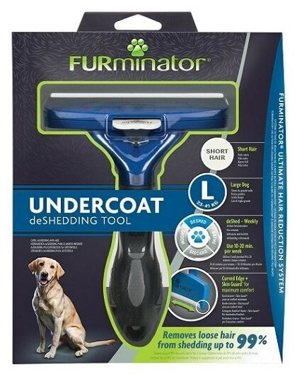 Фурминатор FURminator L для крупных собак с короткой шерстью - фотография № 6