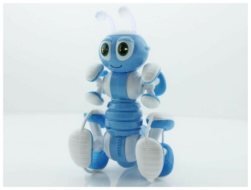 Р/У робот-муравей трансформируемый, звук, свет, танцы (синий)