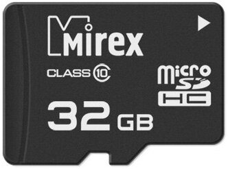 Карта памяти SDHC MIREX 32GB (class 10)