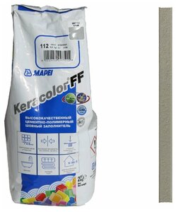 <b>Затирка</b> <b>Mapei</b> Keracolor FF №112 серая 2 кг <b>Затирка</b> для швов плитки <b>Mapei</b> Keracolor FF – цветной цеме