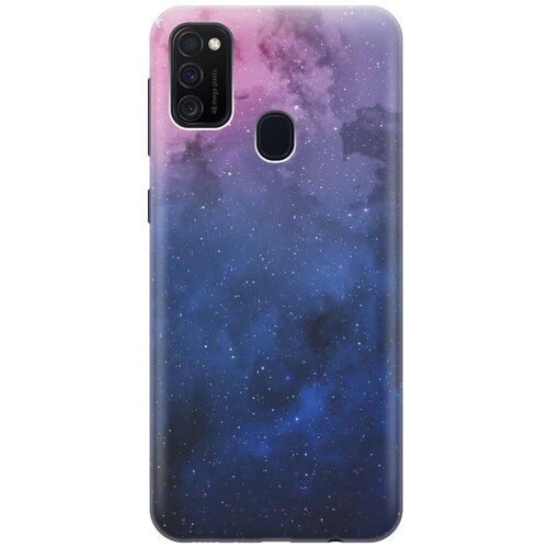 фото Ультратонкий силиконовый чехол-накладка для samsung galaxy m21 / m30s с принтом "звездное зарево" gosso