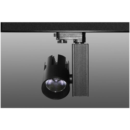 ShopLEDs Трековый светодиодный светильник DT-200 (20W, 3000K, трехфазный, черный корпус)