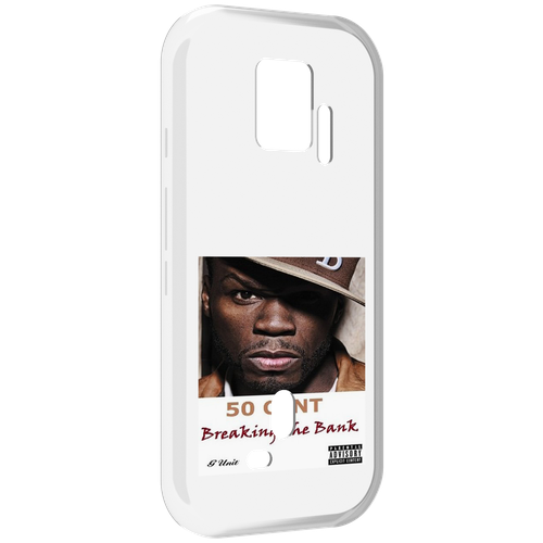 Чехол MyPads 50 Cent - Breaking The Bank для ZTE Nubia Red Magic 7S Pro задняя-панель-накладка-бампер