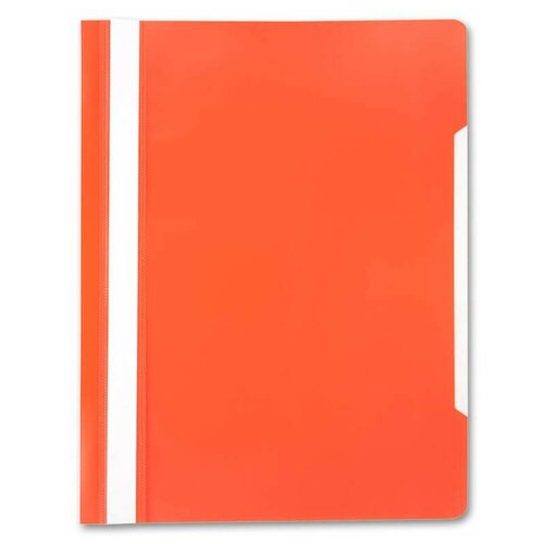 Папка-скоросшиватель Бюрократ -PS20OR A4 прозрач. верх. лист пластик оранжевый 0.12/0.16 папка скоросшиватель пластик