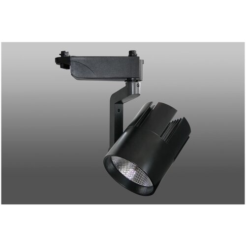 ShopLEDs Трековый светодиодный светильник DT-144 (30W, 3000K, однофазный, черный корпус)