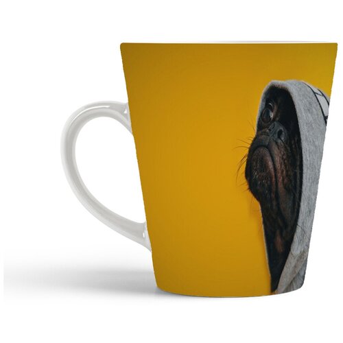 фото Кружка-латте coolpodarok пёс в свитшоте