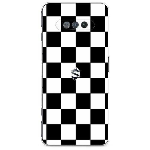 фото Силиконовый чехол "шахматная доска" на xiaomi black shark 4s / сяоми блэк шарк 4s case place