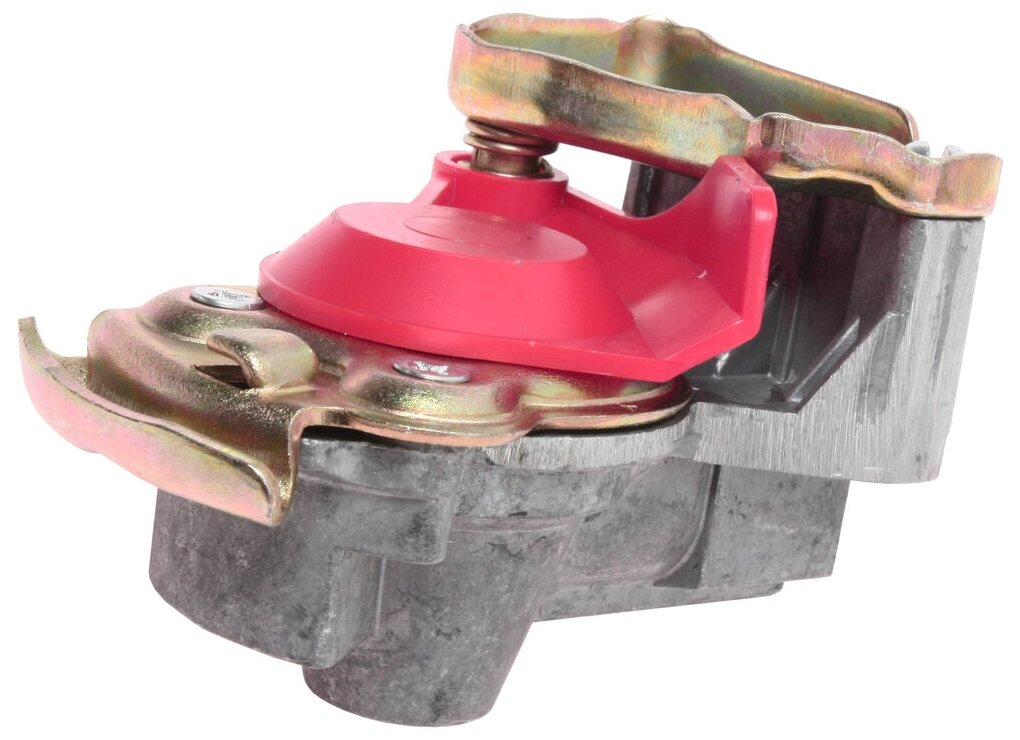 фото Головка соединительная тормозной системы прицепа 16мм (груз. автомобиль) красная без клапана беломо 64226-3521113